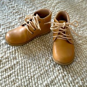 Sweet Honey clothing lace up boots tan